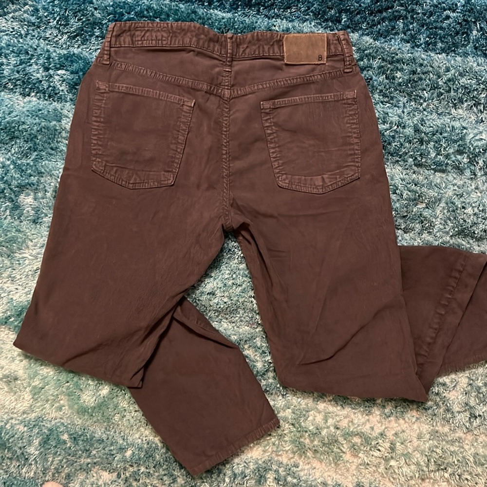 Bonobos Slim Grey Stretch Corduroy Pants 32/32